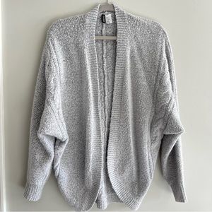H&M gray bat wing knit cardigan